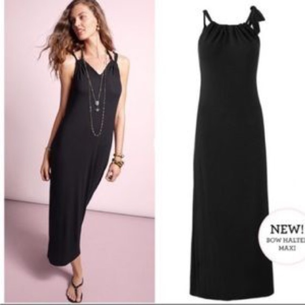 Cabi Bow Halter Convertible Maxi